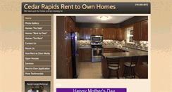 Desktop Screenshot of cedarrapidsrenttoownhomes.com